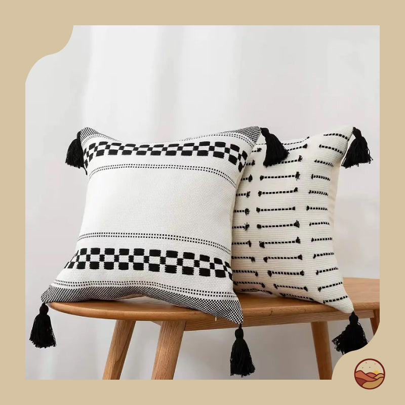 Handcrafted Bohemian Ethnic Cushion Cover