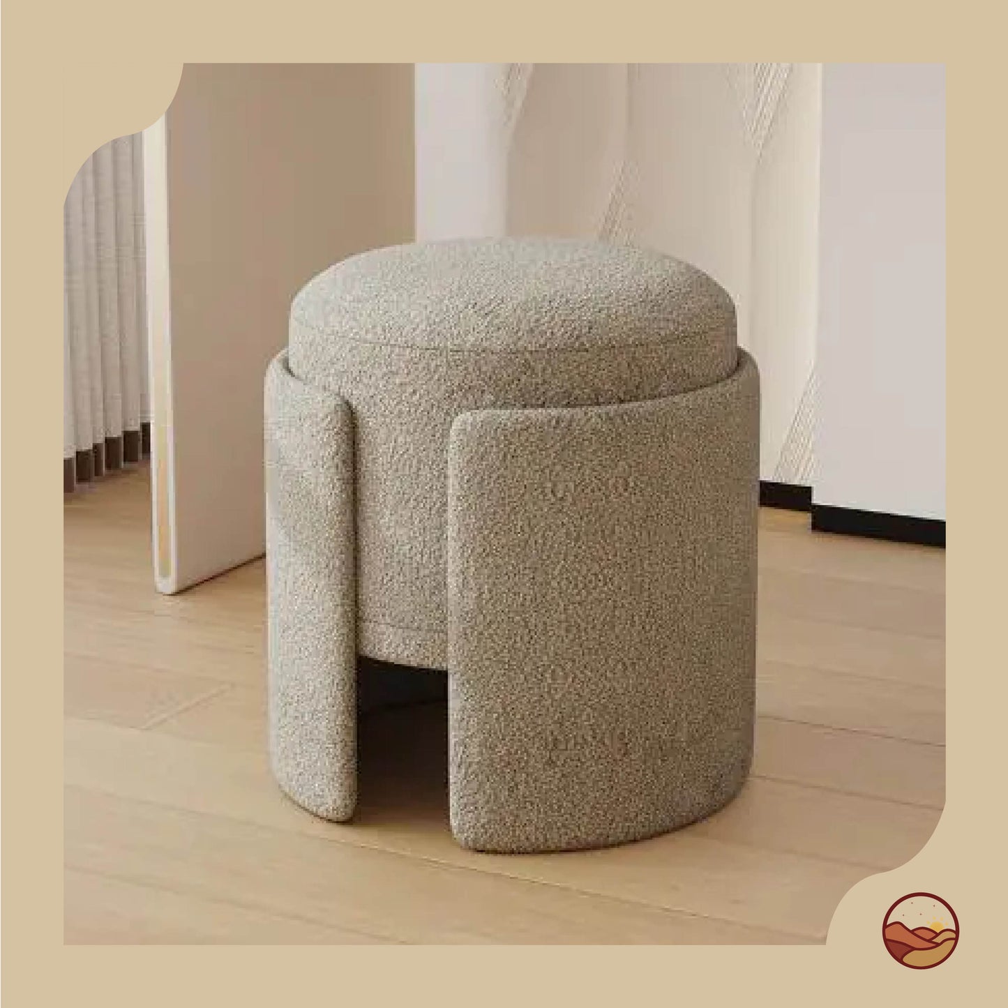 Cashmere Ottoman