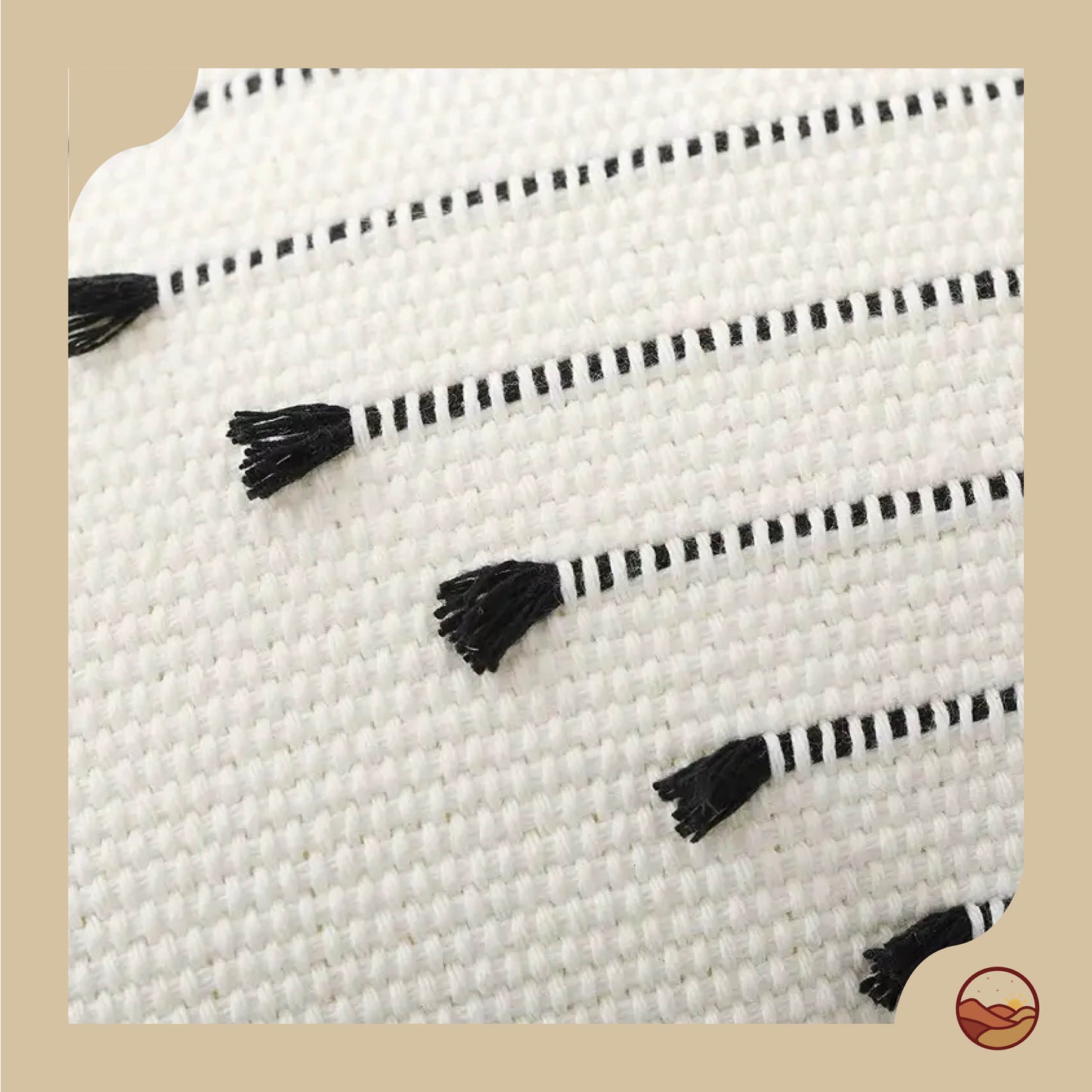 Handcrafted Bohemian Ethnic Cushion Cover