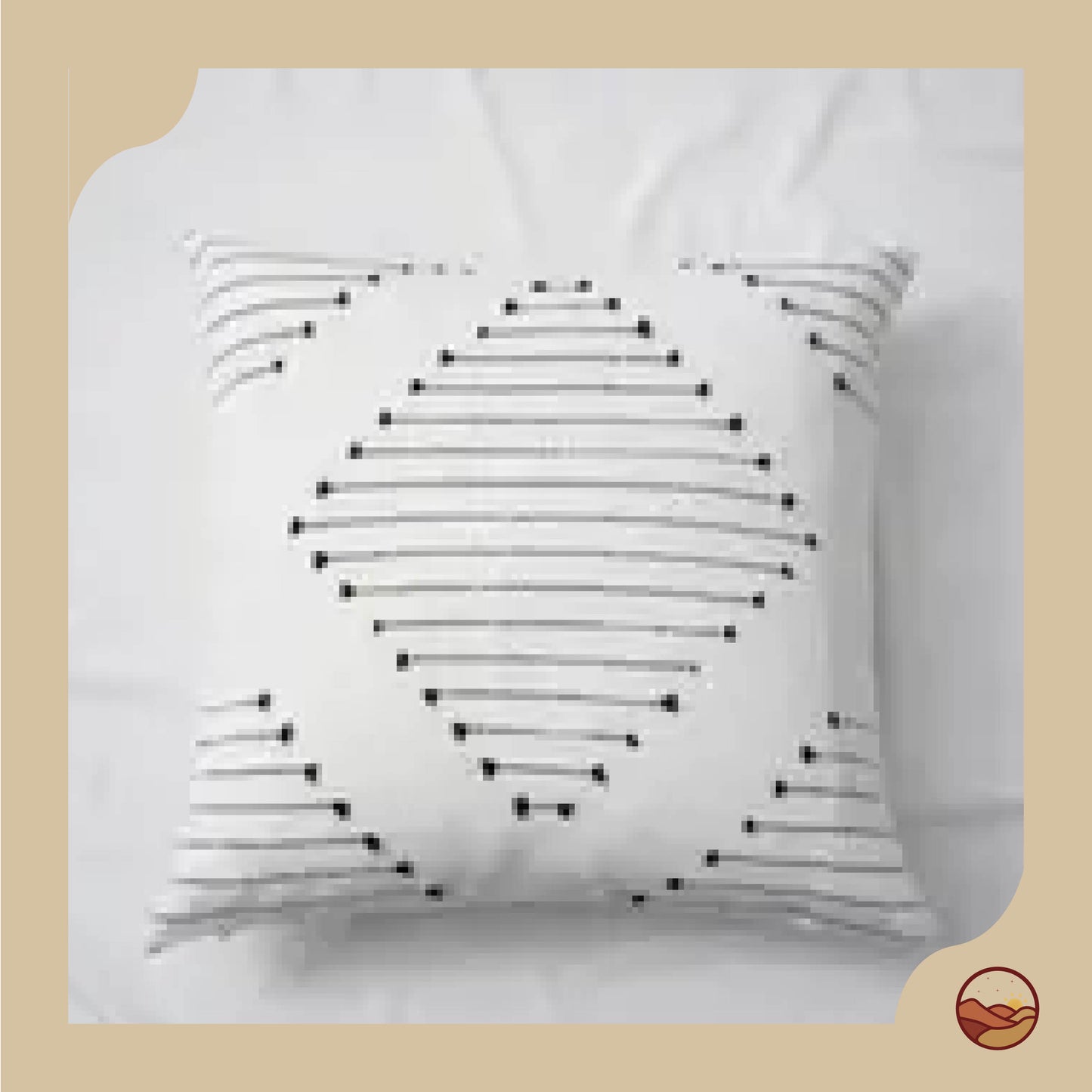 Handcrafted Bohemian Ethnic Cushion Cover