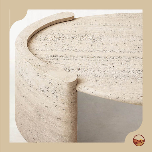 Handcrafted Italian Calacatta Coffee Table