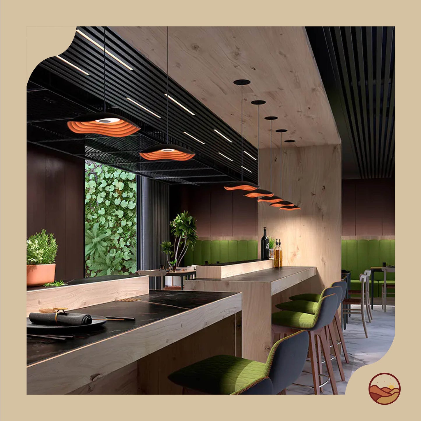 Italian Vintage Pendant Light