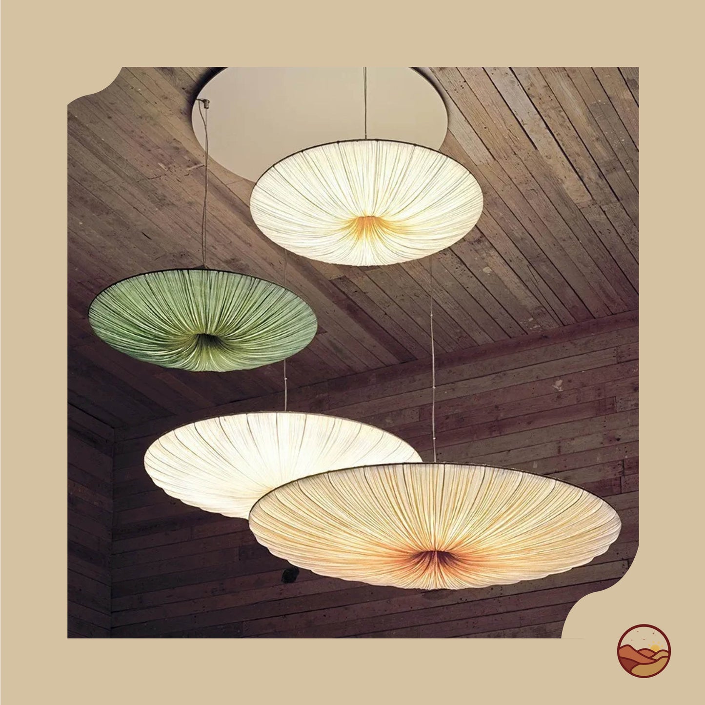 Japanese Art Elegant Minimalist Chandelier