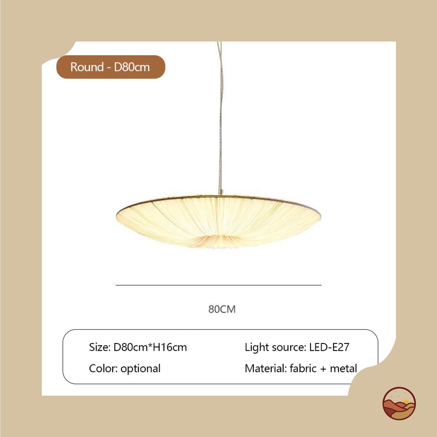 Japanese Art Elegant Minimalist Chandelier