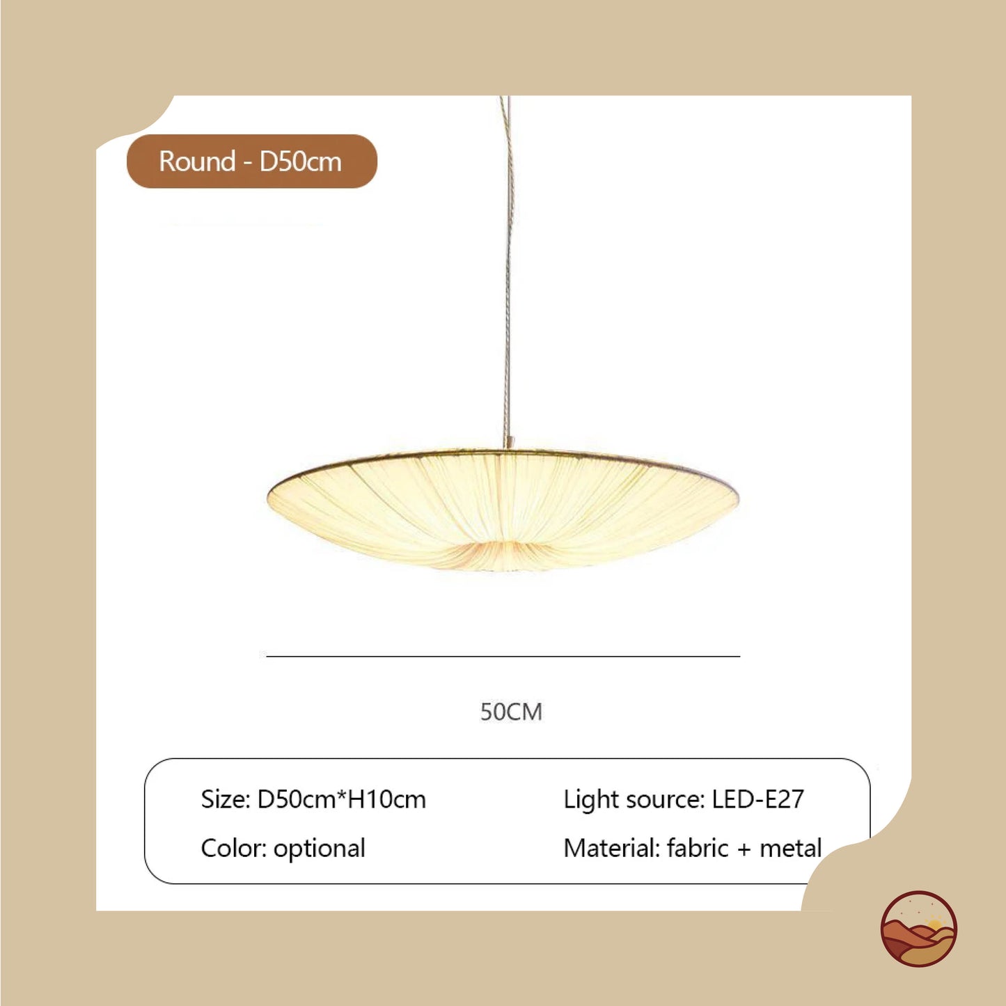 Japanese Art Elegant Minimalist Chandelier