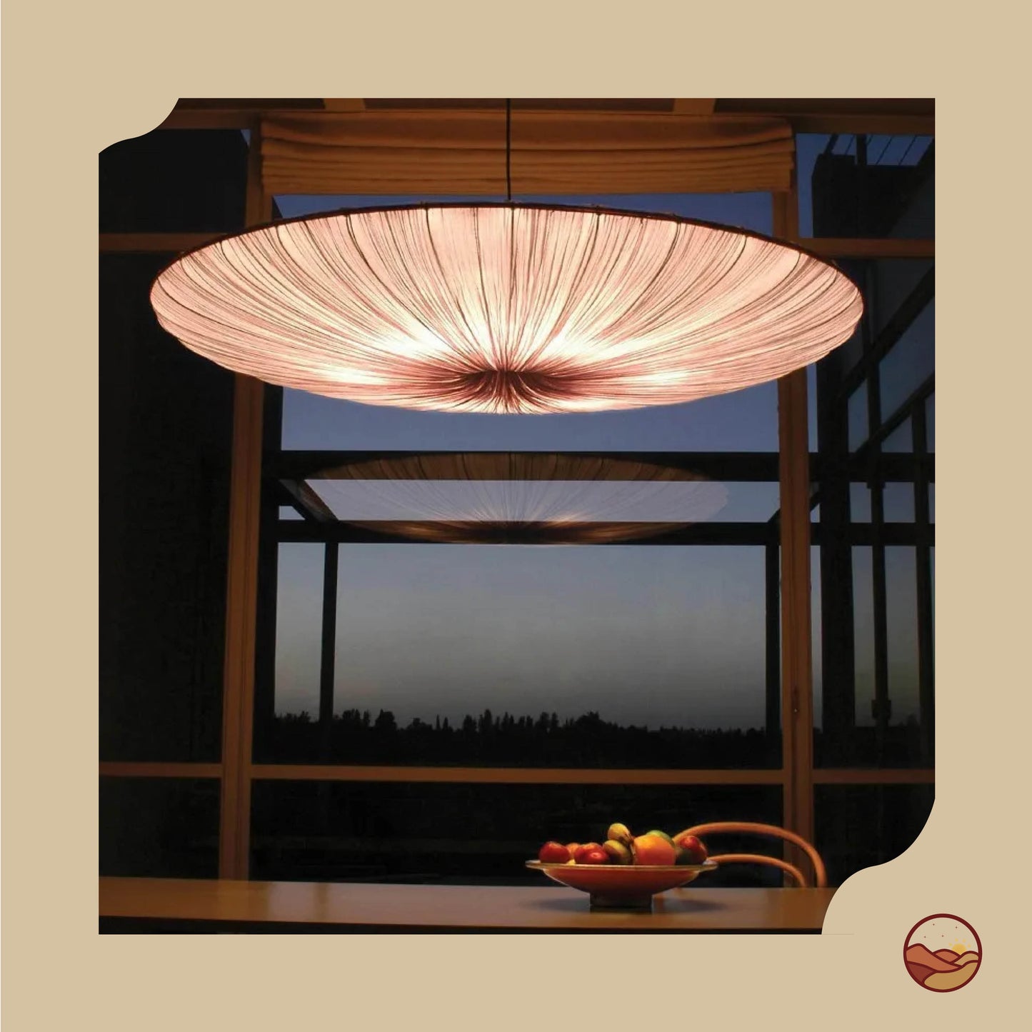 Japanese Art Elegant Minimalist Chandelier