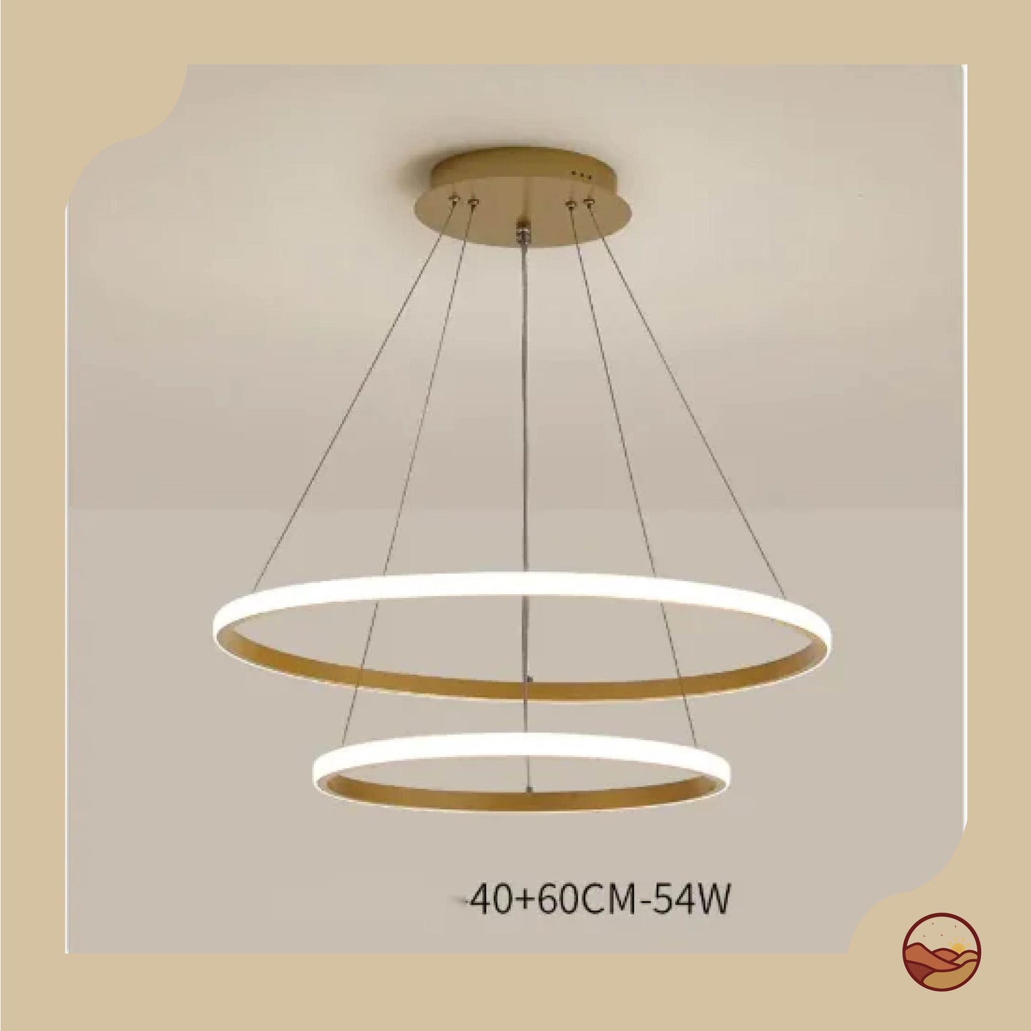 Layered Circular Modern LED Chandelier