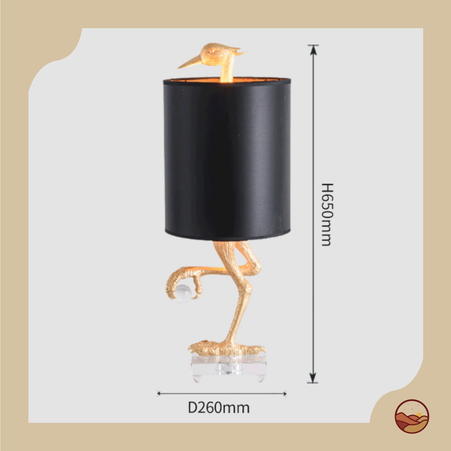 Shy Jabiru Table Lamp
