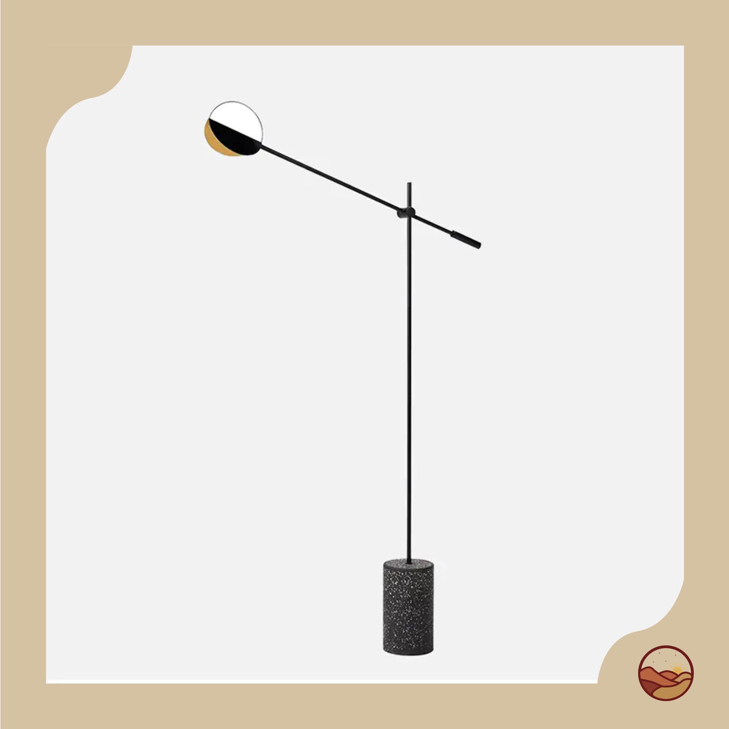 Terrazzo Minimalist Reading Floor Lamp