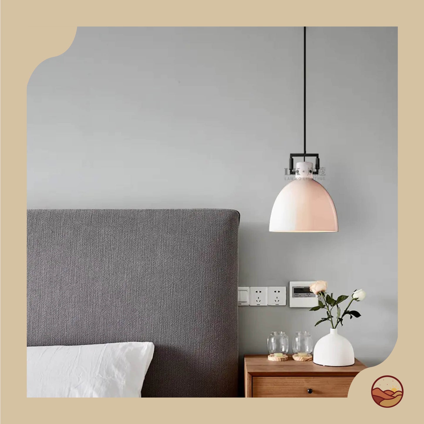 Vintage Copper Pendant Light