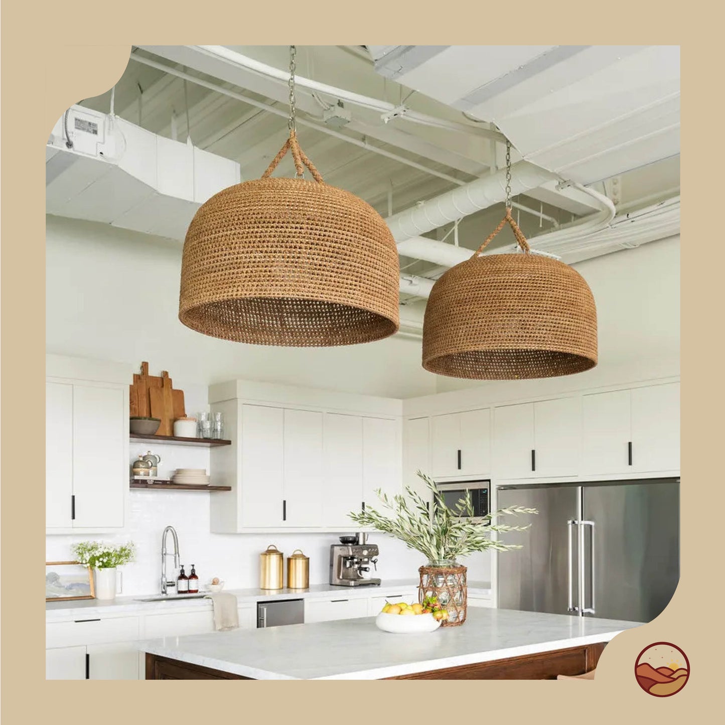 Vintage Woven Zen Light