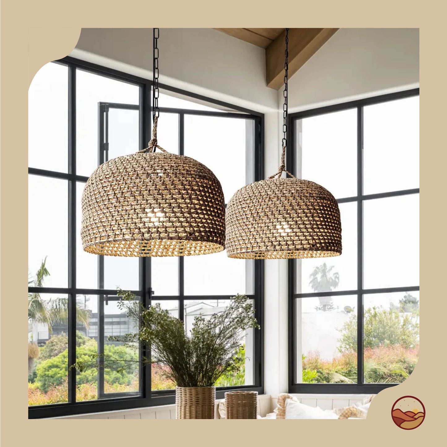 Vintage Woven Zen Light