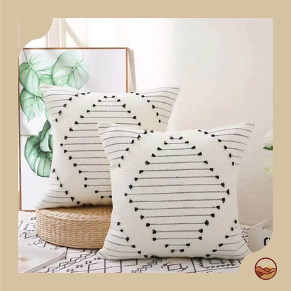 Handcrafted Bohemian Ethnic Cushion Cover