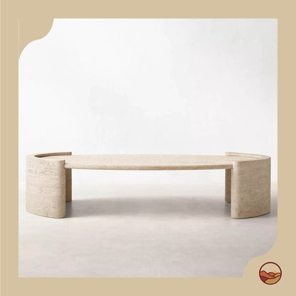 Handcrafted Italian Calacatta Coffee Table
