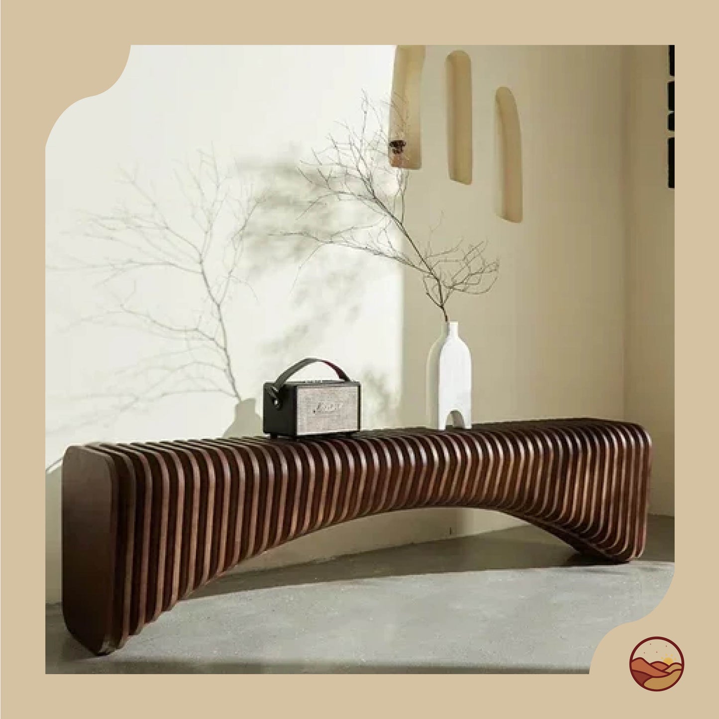 Italian Rustic Wooden Stand