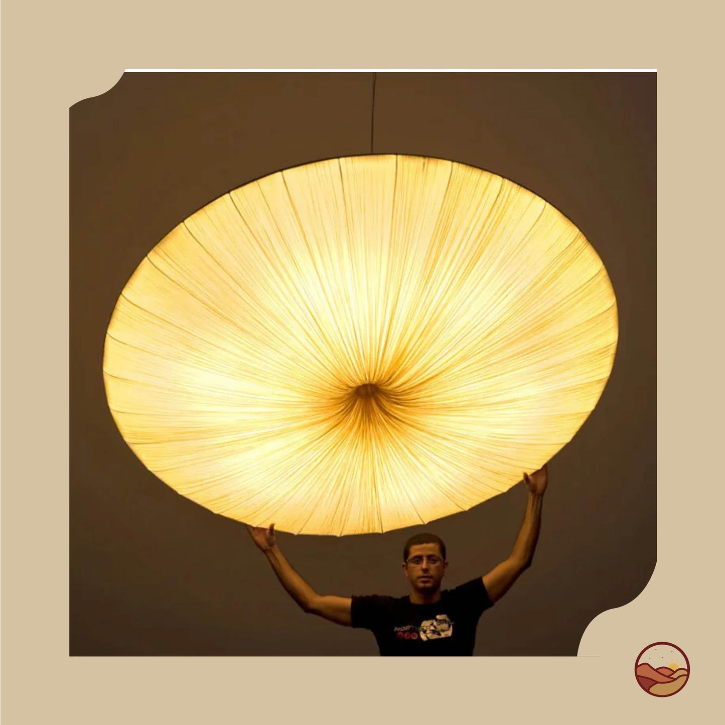 Japanese Art Elegant Minimalist Chandelier