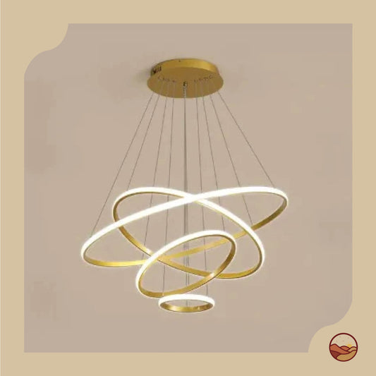 Layered Circular Modern LED Chandelier