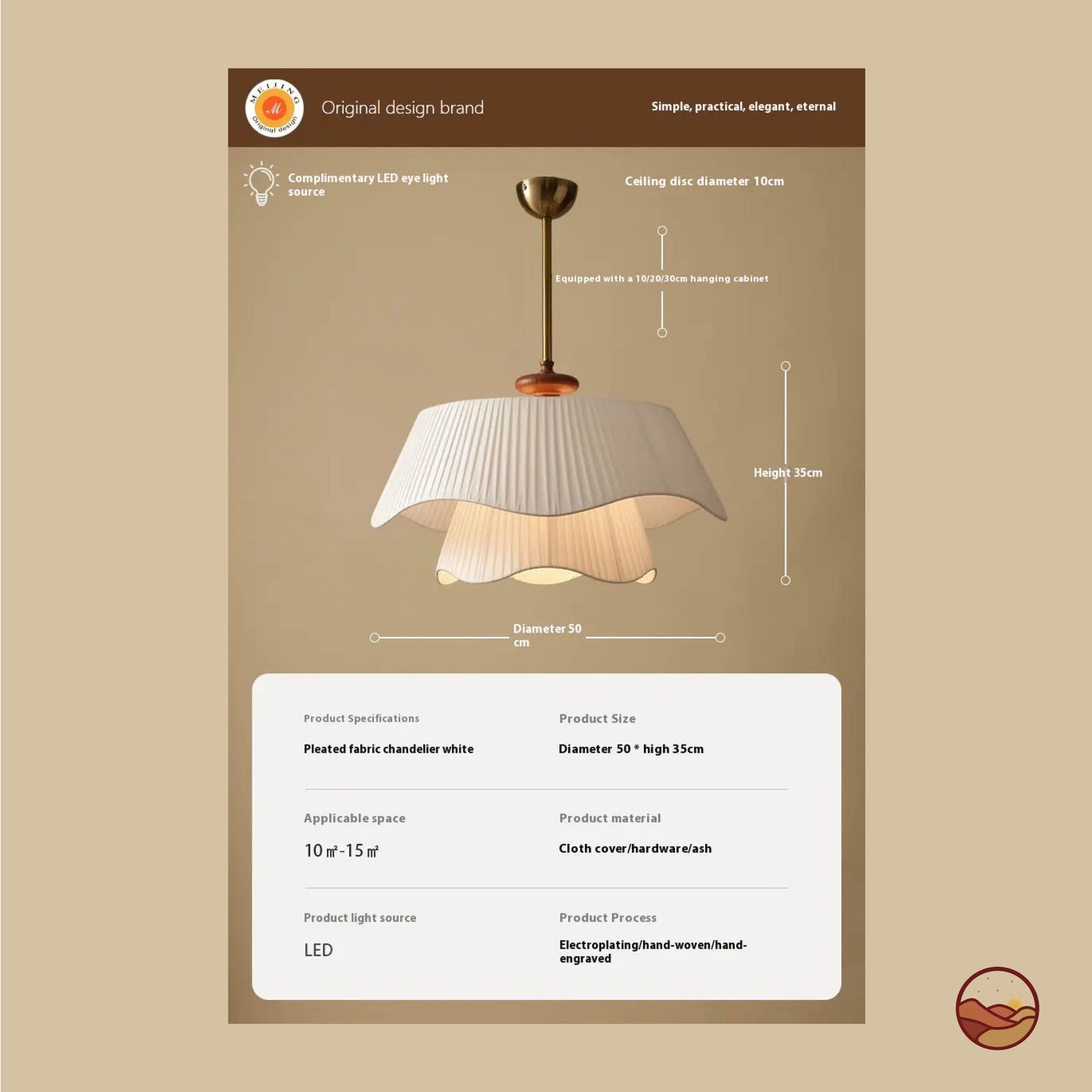 Napoleon Natty Design Chandelier