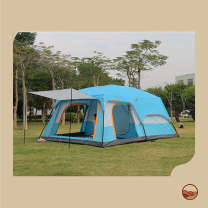 Pasha Camping Tent with Two Bedrooms