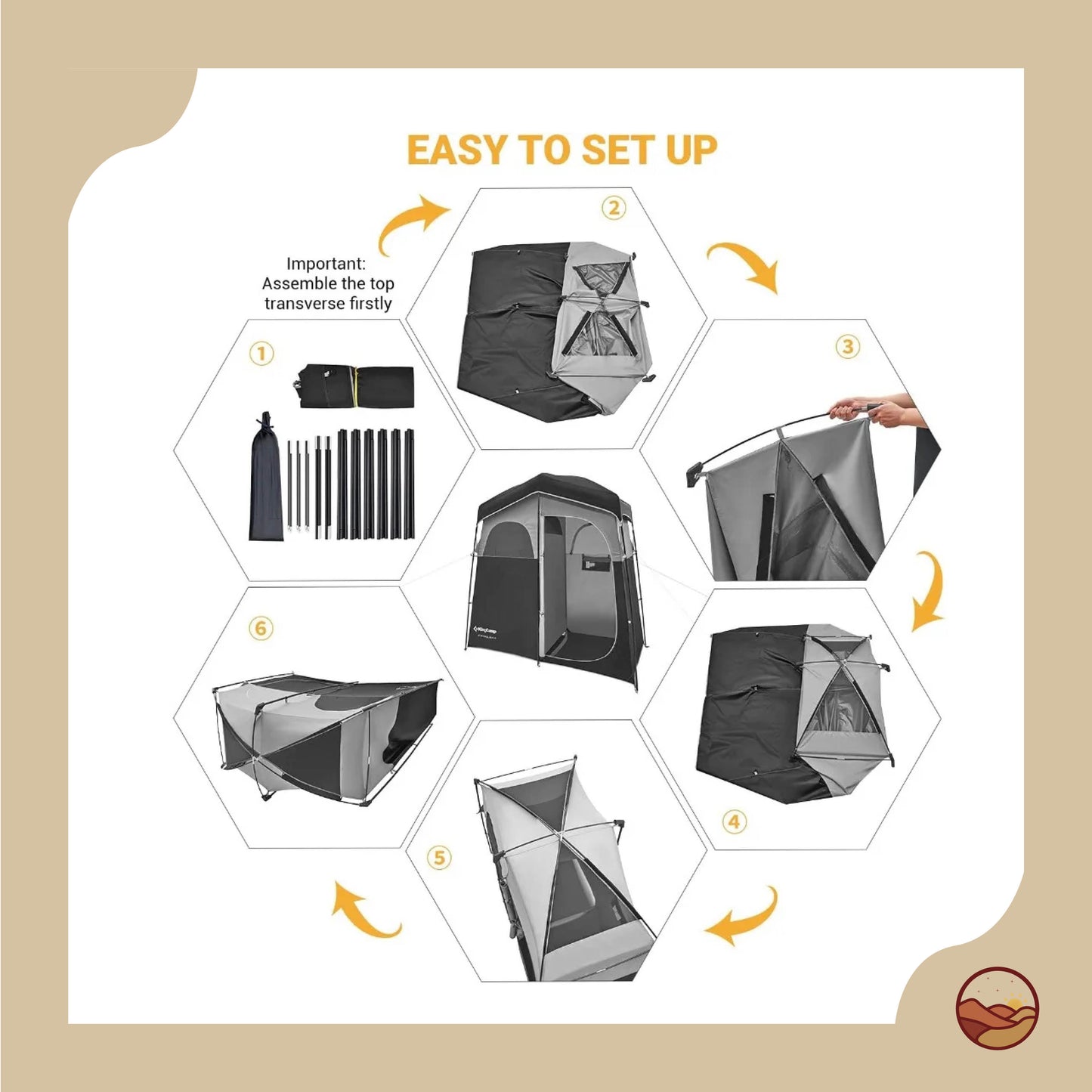 Privacy Change Camping Tent