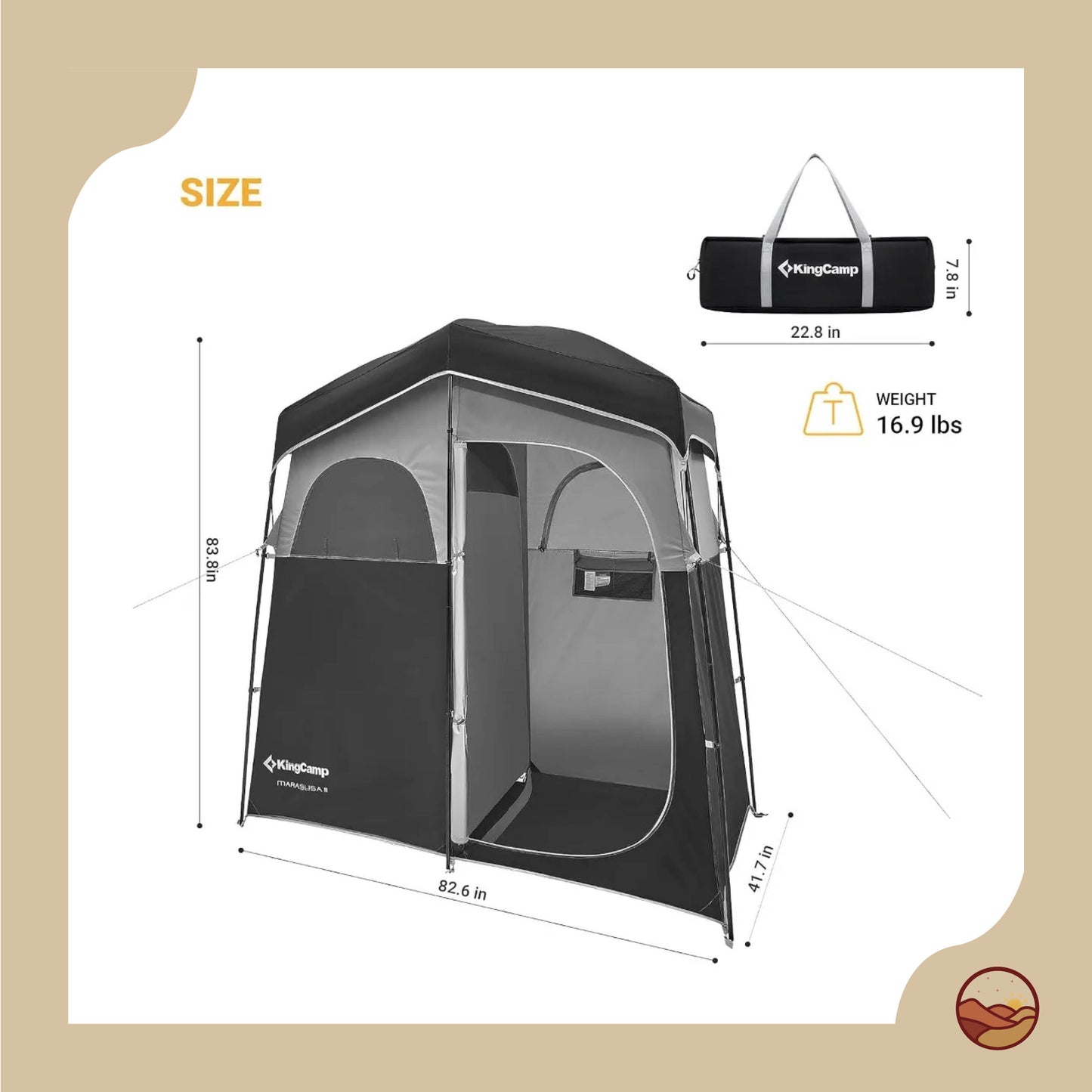 Privacy Change Camping Tent