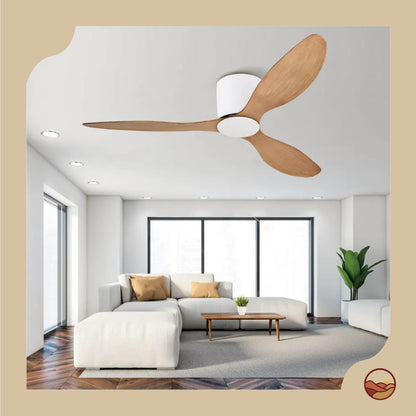 Retro Minimalist Ceiling Fan Light