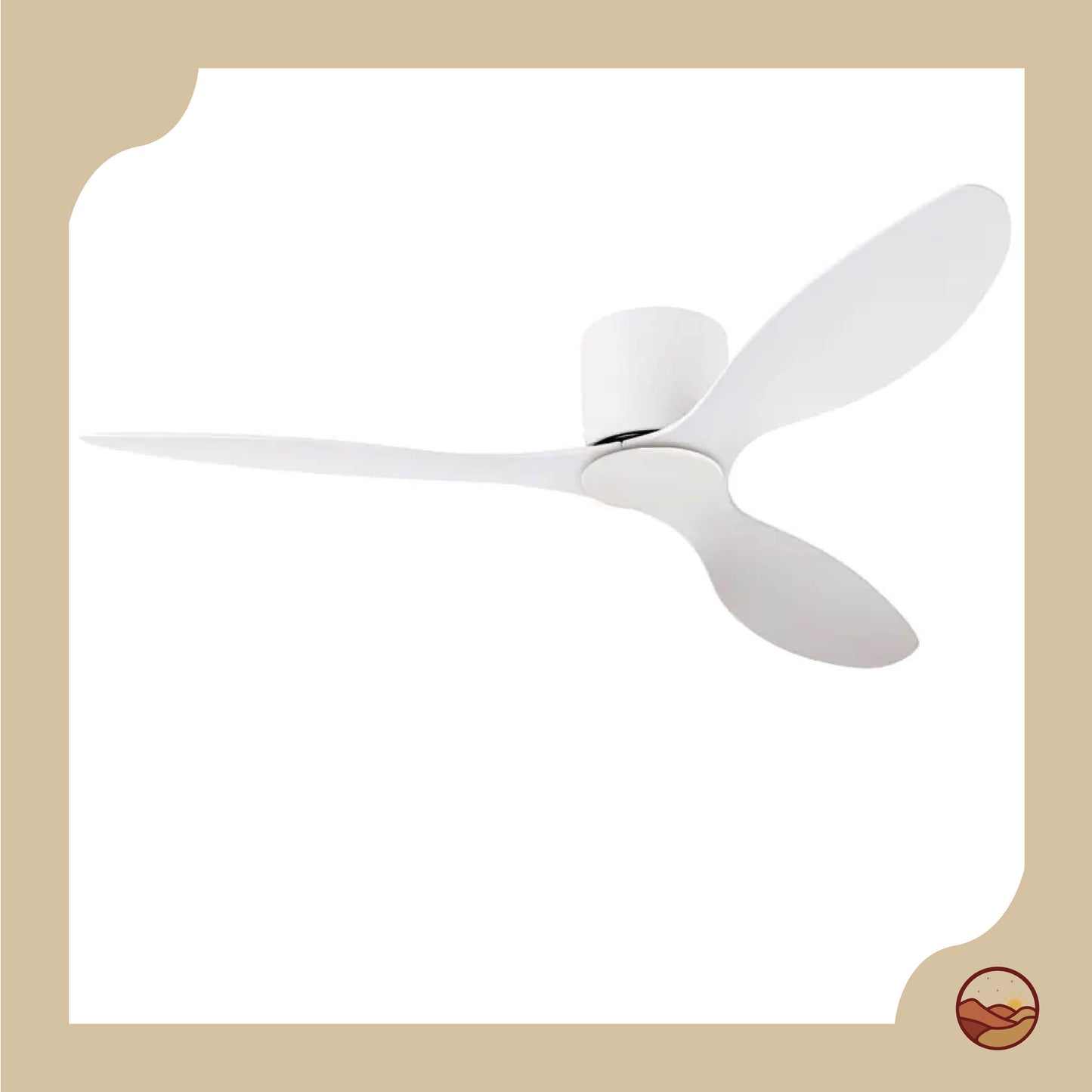 Retro Minimalist Ceiling Fan Light