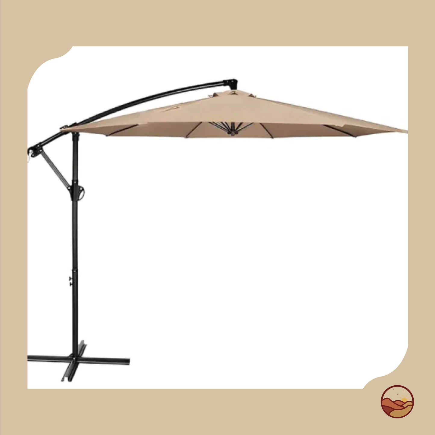 Steel Cantilever Offset Outdoor Umbrella