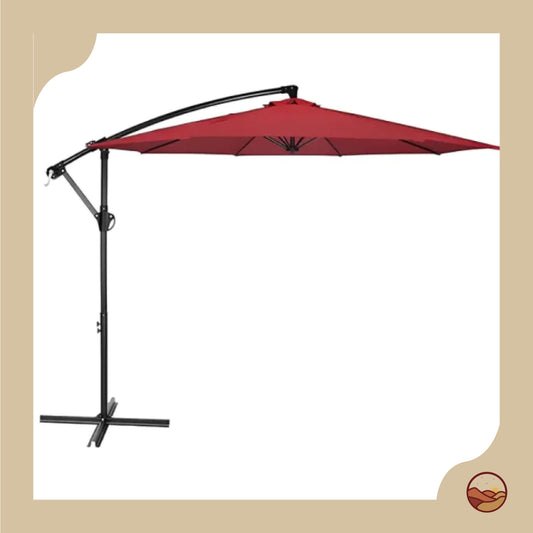 Steel Cantilever Offset Outdoor Umbrella