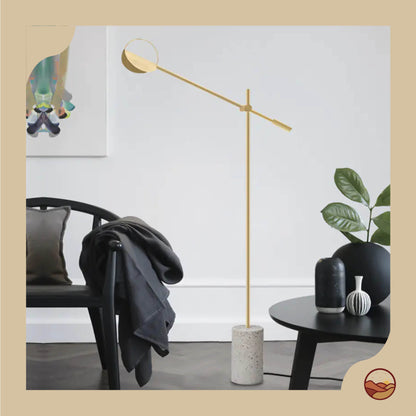 Terrazzo Minimalist Reading Floor Lamp