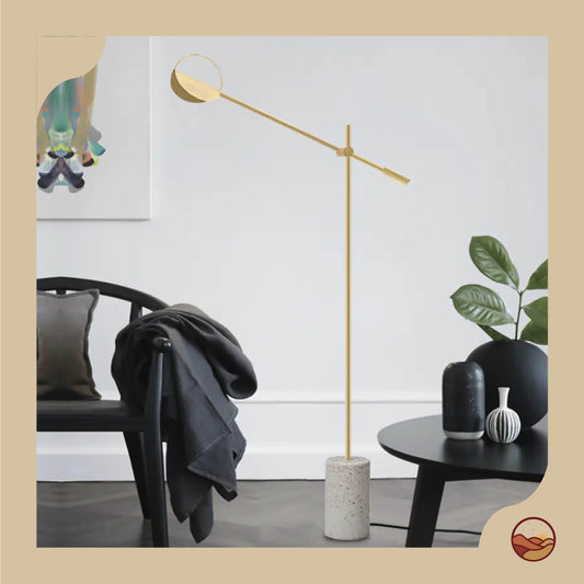 Terrazzo Minimalist Reading Floor Lamp