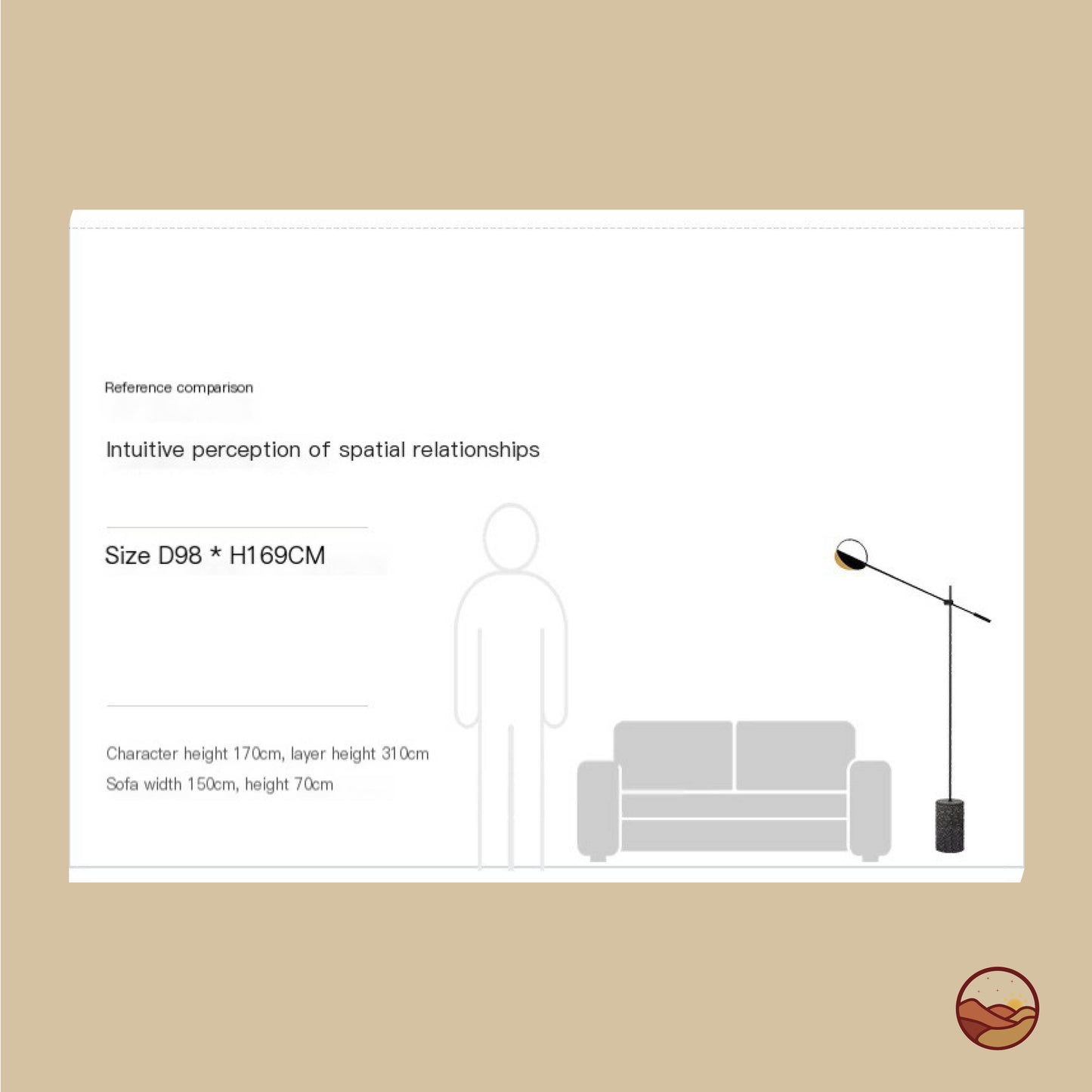 Terrazzo Minimalist Reading Floor Lamp