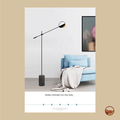 Terrazzo Minimalist Reading Floor Lamp