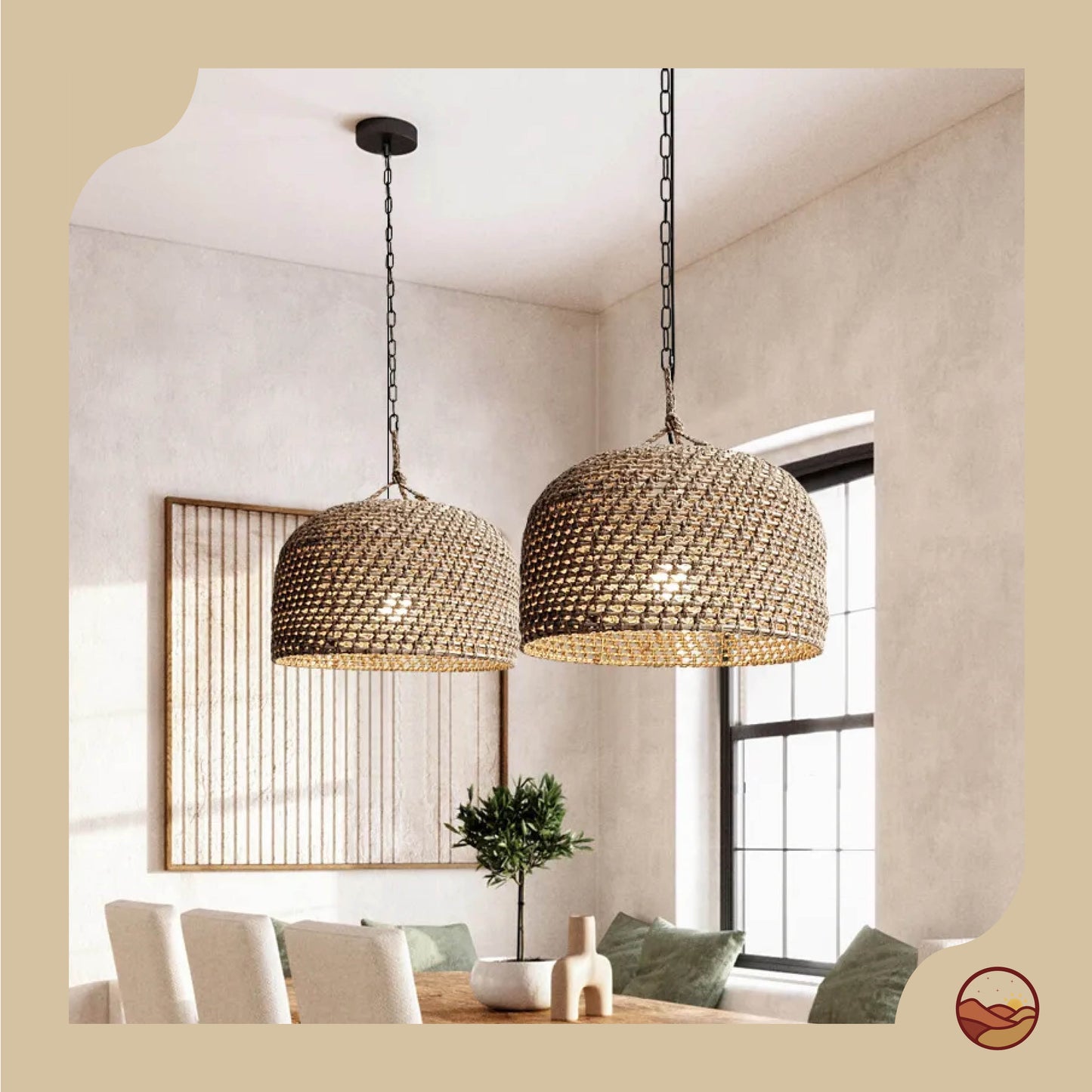 Vintage Woven Zen Light